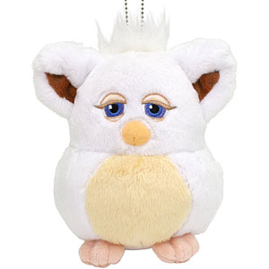 Furby Plush Keychain I Marshmallow