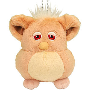 Furby plush keychain J Tropical mango