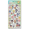 Colorful peach clear sticker (5)