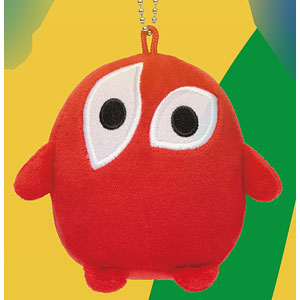 TARO stuffed mascot chair that refuses to sit red