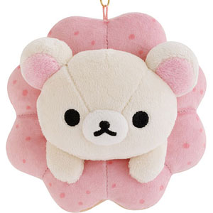MV26801 Rilakkuma x Mister Donut Hanging Plush Toy Korilakkuma