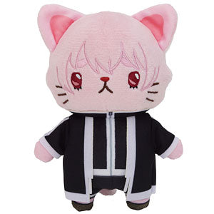 Togen Anki with CAT stuffed toy keychain with eye mask Byobugaura Homare