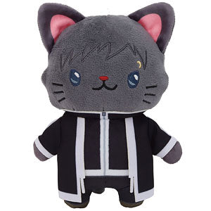 Togen Anki withCAT stuffed toy key chain with eye mask Ikari Yazuki