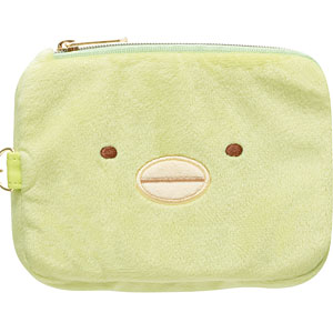 PB72602 Sumikkogurashi Pass case with stuffed toy reel Penguin?