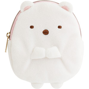 CK71201 Sumikkogurashi Plush Coin Case Polar Bear