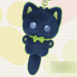 Puyo Puni Series Blue Rock "10cm cat stuffed toy mascot" Kiyoshiichi