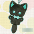 Puyo Puni Series Blue Rock "10cm cat stuffed toy mascot" Rin Itoshi