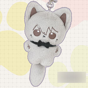 Puyo Puni Series Blue Rock "10cm cat stuffed toy mascot" Seishiro Nagi