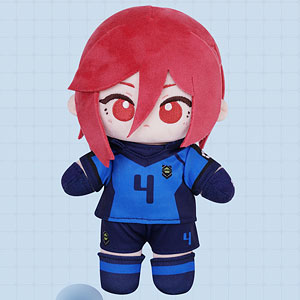 Puyo Puni Series Blue Rock "20cm movable stuffed toy with toy skeleton" Shred...