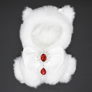 Pokekurumi Sitting Kigurumi White Cat