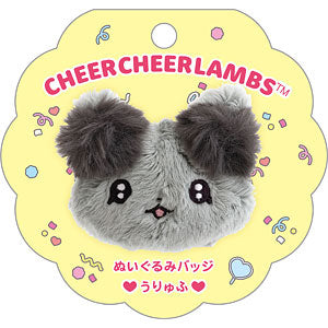 AB38502 Chichia Rams Plush Badge Uryufu