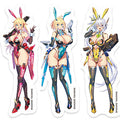 [Limited sale] Bunny suit planning die-cut sticker A