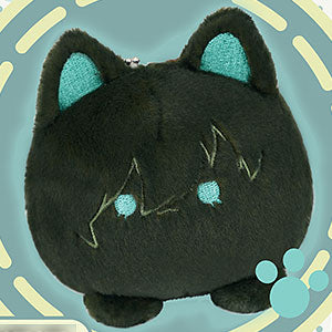 Puyo Puni Series Blue Rock "10cm Nyanko Dango Plush Mascot" Rin Itoshi