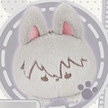 Puyo Puni Series Blue Rock "10cm Nyanko Dango Plush Mascot" Seishiro Nagi
