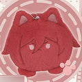 Puyo Puni Series Blue Rock "10cm Nyanko Dango Stuffed Toy Mascot" Shredded Le...