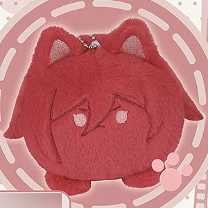 Puyo Puni Series Blue Rock "10cm Nyanko Dango Stuffed Toy Mascot" Shredded Le...