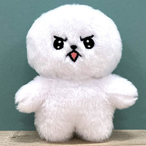 You and I are polar opposites Yeti stuffed keychain Tsuyotsuyo