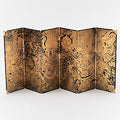 “Ryu ga Gotoku” 20th Anniversary Gold Folding Screen