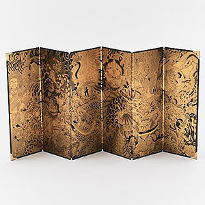 “Ryu ga Gotoku” 20th Anniversary Gold Folding Screen