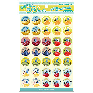 Puppet Soonsun full circle sticker (2) Fruit
