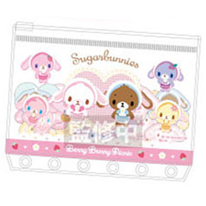 Sugar Bunnies Binder Pocket Sparkling Sticker Sugar Bunnies