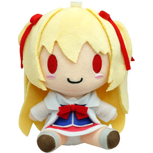 The world reflected in red eyes, crimson stuffed petite