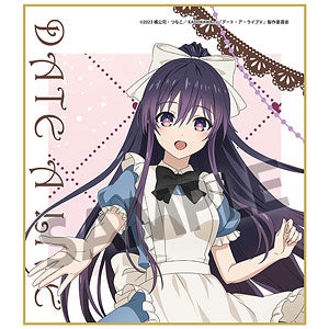Date A Live V Original Mini Shikishi Tohka Yatogami Alice in Wonderland ver.