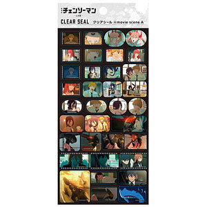 Movie version "Chainsaw Man Reze" clear sticker 4.movie scene A