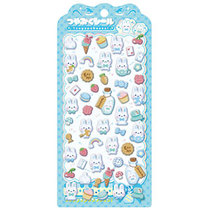 Shiny sticker Alice rabbit