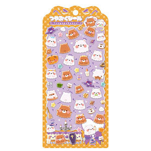 Glossy sticker ghost bear