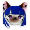 HUNDRED LINE -Final Defense Academy- Petimals Plush Toy Badge 04. Kujuku Konuma