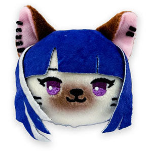 HUNDRED LINE -Final Defense Academy- Petimals Plush Toy Badge 04. Kujuku Konuma