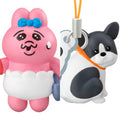 Punch rabbit and dog mascot with biscuits, 10 piece box (candy toy, tentative...