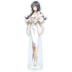 Acrylic stand “Rascal Doesn’t Dream of Santa Claus” 07/Mai Sakurajima White W...