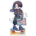 Galaxy Express Milky☆Subway Hologram Mini Acrylic Stand Cart Drawing 2nd edition