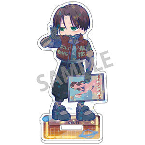 Galaxy Express Milky☆Subway Hologram Mini Acrylic Stand Cart Drawing 2nd edition