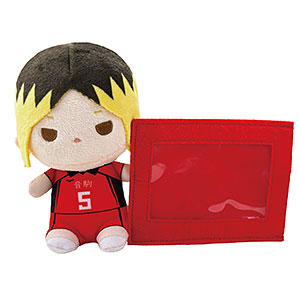 Stuffed toy with card case "Haikyu!!" 04/Kozume Polishing