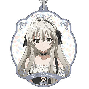 TV anime "Yosuga no Sora" hologram acrylic key chain Yu Kasugano tuck-up maid...