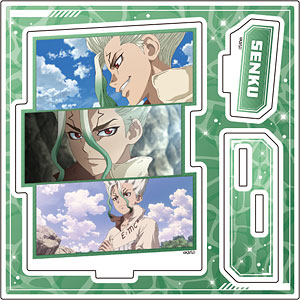 Acrylic stand plate "Dr.STONE" 21/Senku Ishigami (scene illustration)