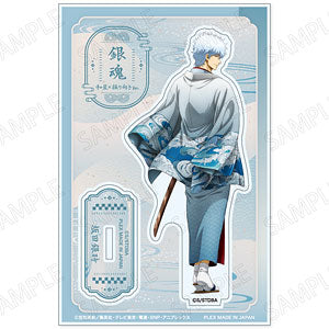 Gintama acrylic stand Japanese style x turning around Ver. A: Gintoki Sakata