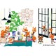 Jigsaw Puzzle Bear School Present 300 Pieces (300-1113)