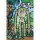 Art Crystal Jigsaw Laputa Castle in the Sky Guardian of the Hanging Garden 126 pieces (126-AC35)