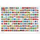 Jigsaw puzzle flags of the world 40 pieces (40-014)