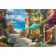 Jigsaw puzzle Sicilian flower blooming cafe 1000 pieces (31-480)