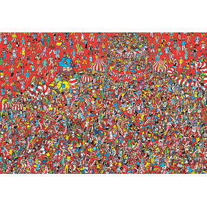 Jigsaw Puzzle Where’s Wally? Anniversary Ball for Japan 1000 pieces (31-485)