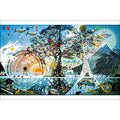 Jigsaw Puzzle Seiji Fujishiro Hymn to Life 1000 Pieces (1000-829)