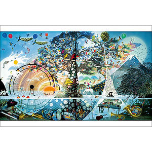 Jigsaw Puzzle Seiji Fujishiro Hymn to Life 1000 Pieces (1000-829)
