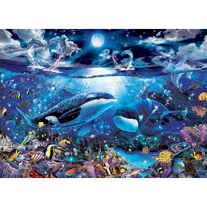 Jigsaw Puzzle Christian Ries Lassen Grand Voyage 2000 Super Small Piece (54-709)