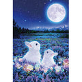 Jigsaw puzzle Rabbit waiting for the moon 600 pieces (66-109)