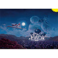 Jigsaw Puzzle Aladdin Flight Over Agrabah Glowing Jigsaw 1000 Pieces (D-1000-...